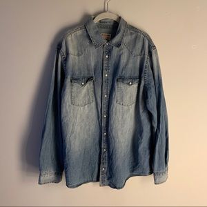 Mossimo Faded Denim Shirt